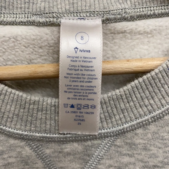 Ivivva lululemon weave yourway pullover sweatshirt - Picture 3 of 8